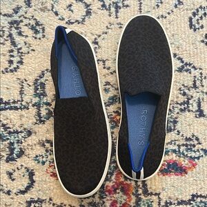 Rothy's Leopard Slip-On Sneakers